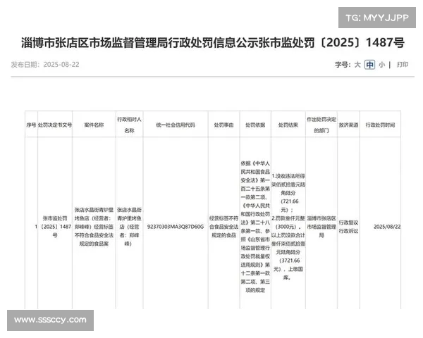 东莞两家企业因食品标签问题被罚